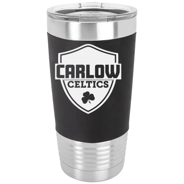Carlow University Polar Camel 20 oz. Silicone Grip Tumbler with Standard Lid