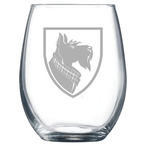 Carnegie Mellon University Polar Camel 9 oz. Stemless Wine Glass