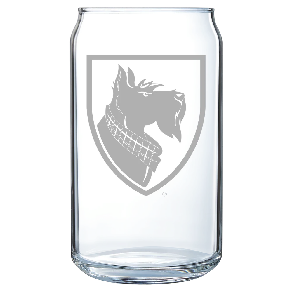 Carnegie Mellon University Polar Camel 16 oz. Can Glass