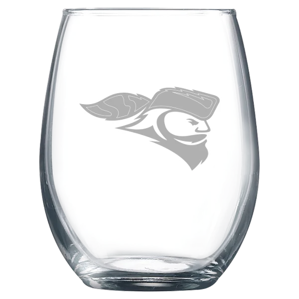 Carroll University (Wisconsin) Polar Camel 9 oz. Stemless Wine Glass