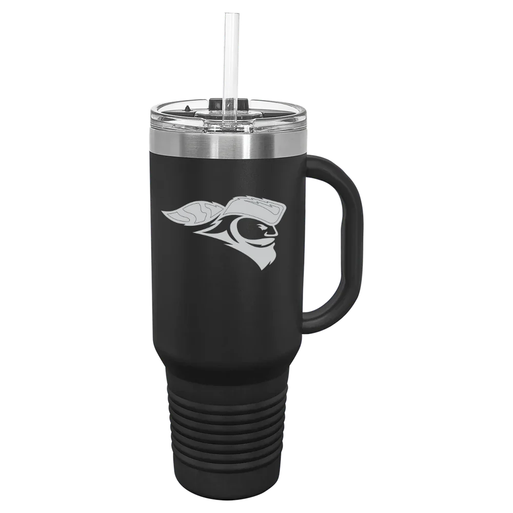 Carroll University (Wisconsin) Polar Camel 40 oz. Travel Mug with Snap Lid & Straw