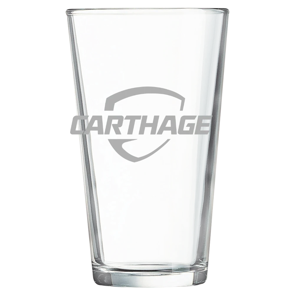 Carthage College Polar Camel 16 oz. Pint Mixing Glass