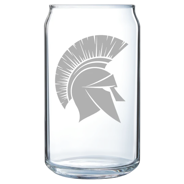 Case Western Reserve University Polar Camel 16 oz. Can Glass