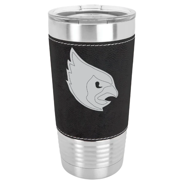 Catholic University Polar Camel 20 oz. Leatherette Grip Tumbler with Standard Lid