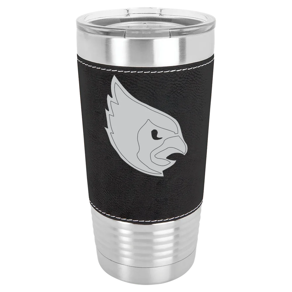 Catholic University Polar Camel 20 oz. Leatherette Grip Tumbler with Standard Lid