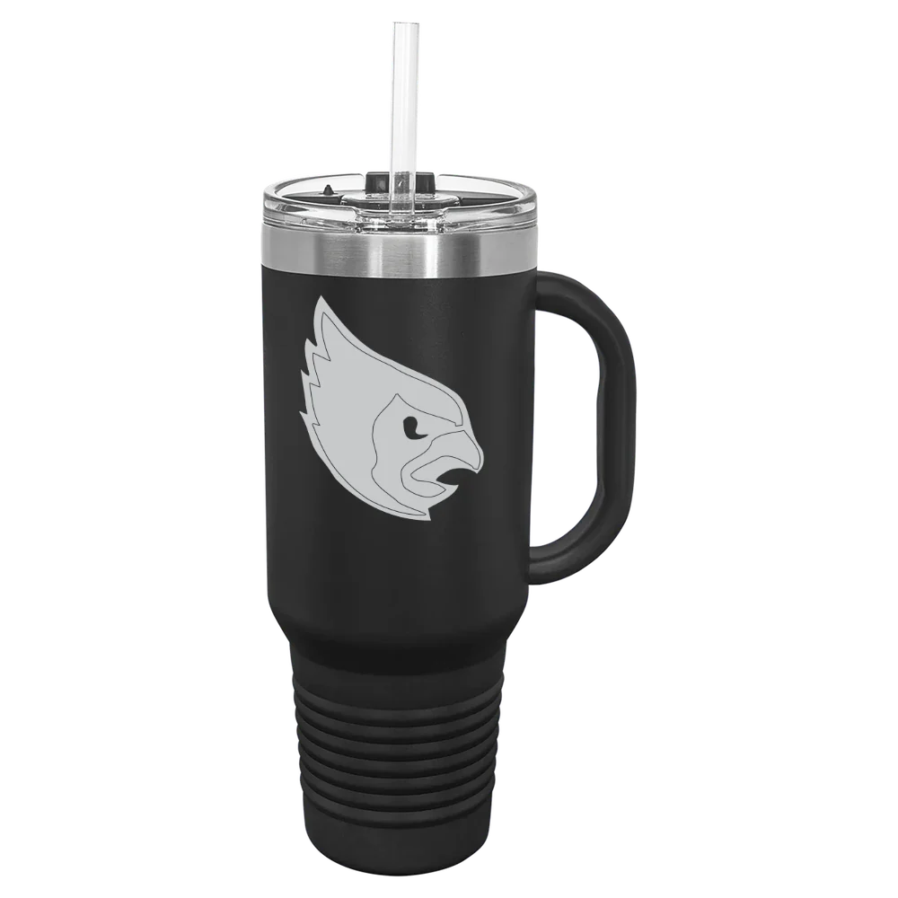 Catholic University Polar Camel 40 oz. Travel Mug with Snap Lid & Straw
