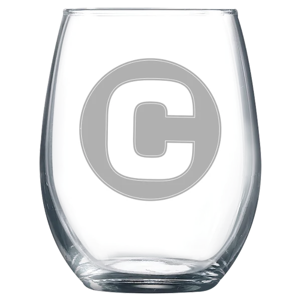 Centenary College (Louisiana) Polar Camel 9 oz. Stemless Wine Glass