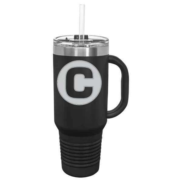 Centenary College (Louisiana) Polar Camel 40 oz. Travel Mug with Snap Lid & Straw