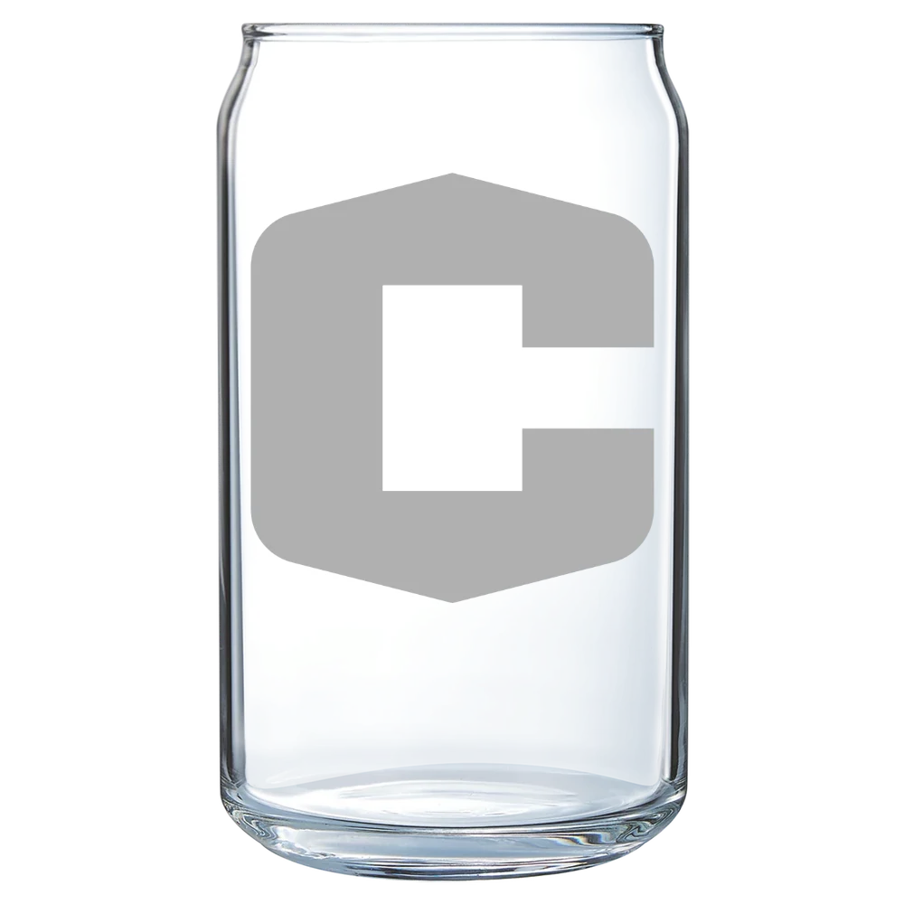 Central College (Iowa) Polar Camel 16 oz. Can Glass