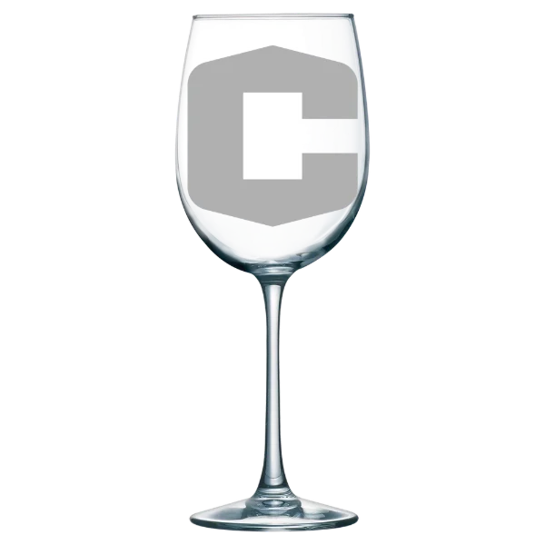 Central College (Iowa) Polar Camel 19 oz. Wine Glass