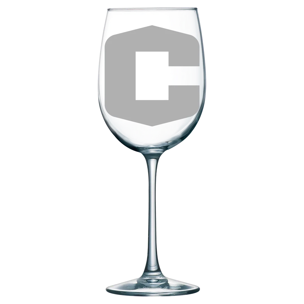 Central College (Iowa) Polar Camel 19 oz. Wine Glass