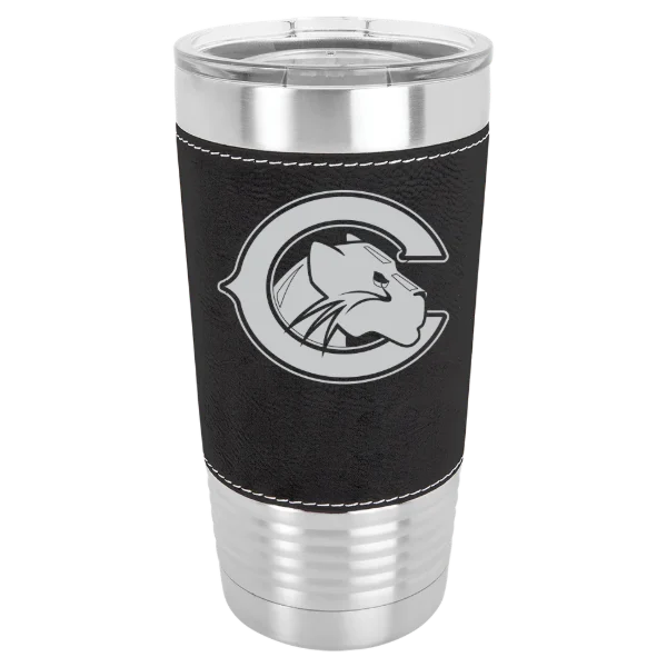 Chapman University Polar Camel 20 oz. Leatherette Grip Tumbler with Standard Lid