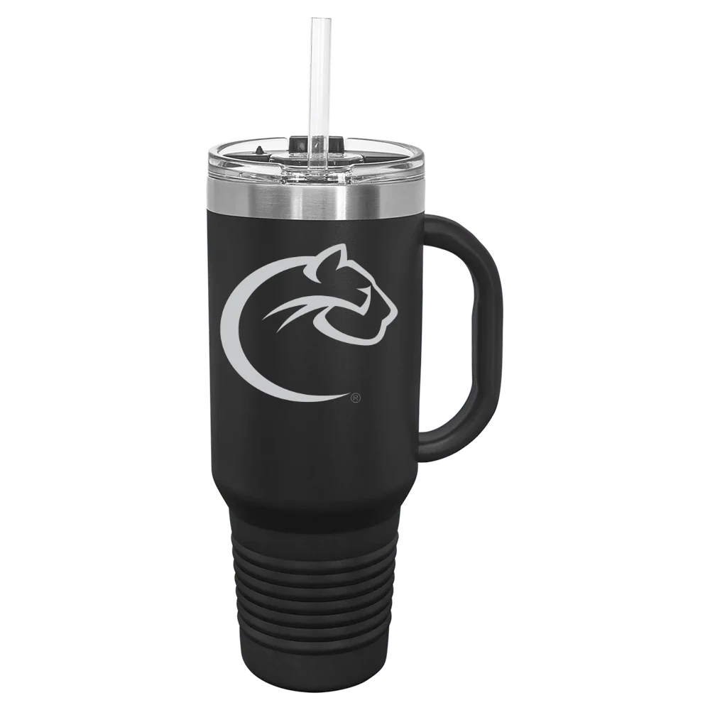 Chatham University Polar Camel 40 oz. Travel Mug with Snap Lid & Straw