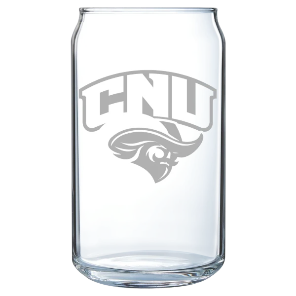 Christopher Newport University Polar Camel 16 oz. Can Glass