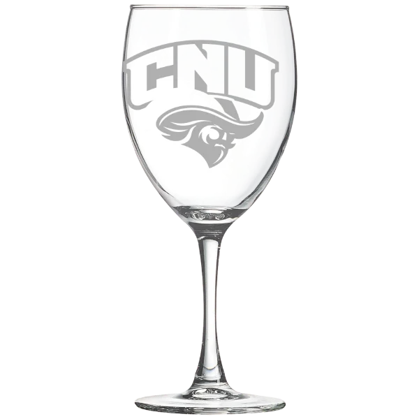 Christopher Newport University Polar Camel 10 1/2 oz. Wine Glass