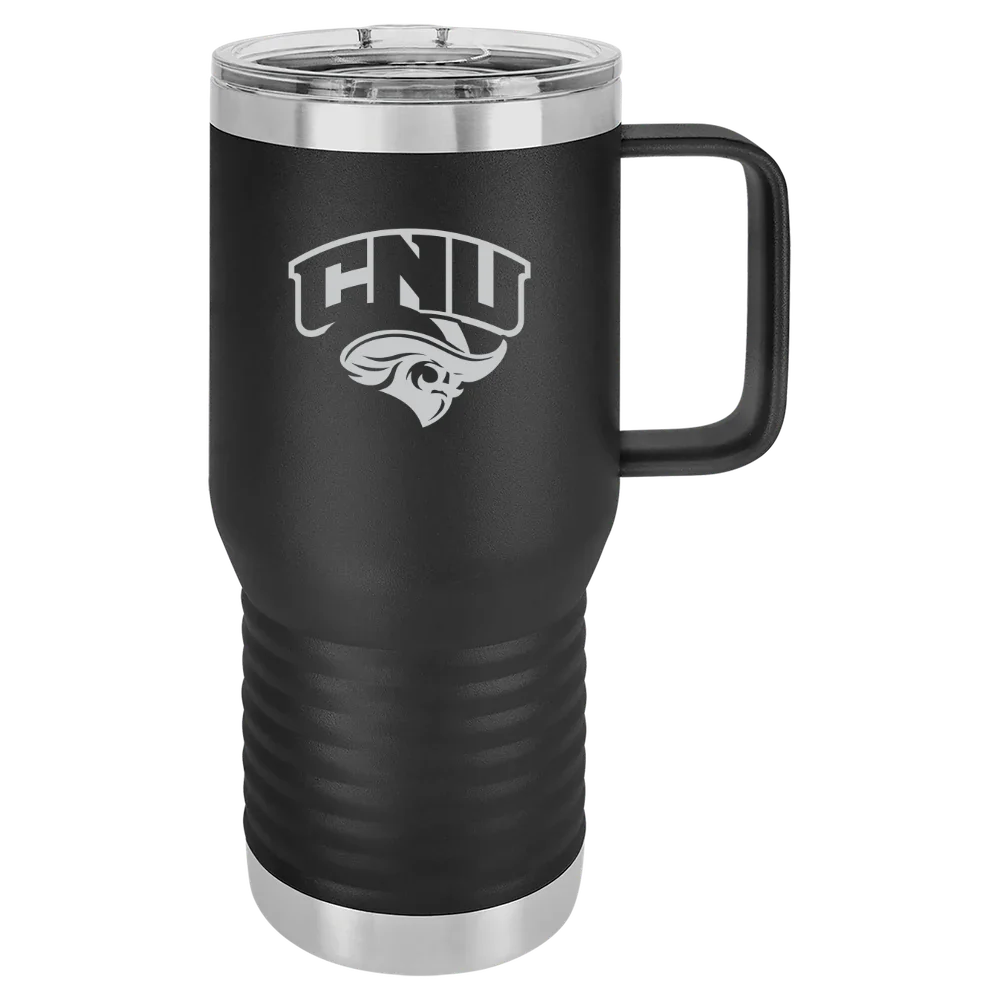 Christopher Newport University Polar Camel 20 oz. Travel Mug with Slider Lid