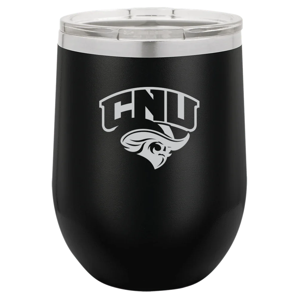 Christopher Newport University Polar Camel 12 oz. Stemless Wine Tumbler