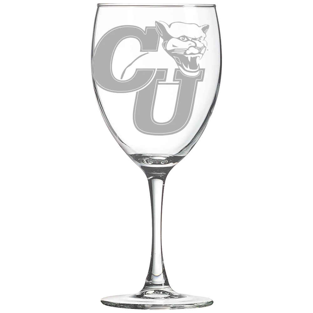 Clark University (Massachusetts) Polar Camel 10 1/2 oz. Wine Glass