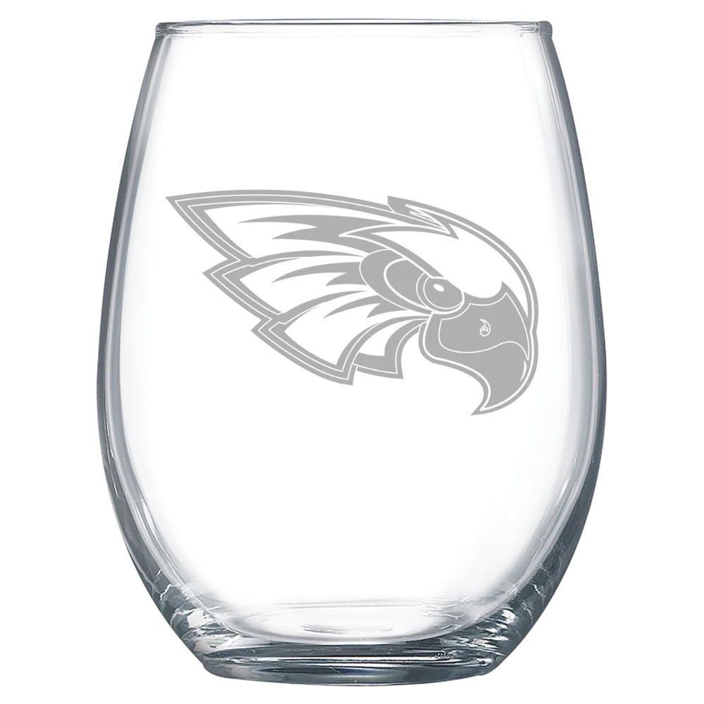 Coe College Polar Camel 15 oz. Stemless Wine Glass