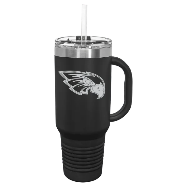 Coe College Polar Camel 40 oz. Travel Mug with Snap Lid & Straw