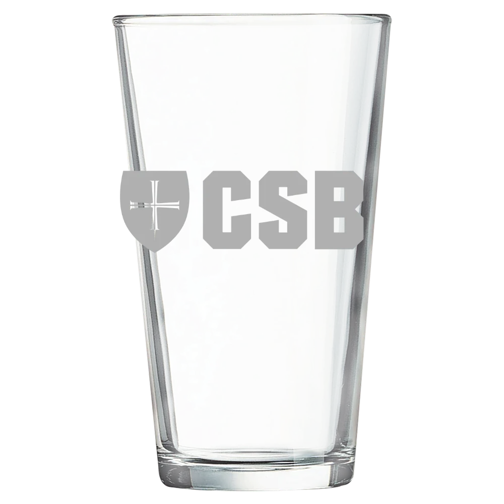 College of Saint Benedict Polar Camel 16 oz. Pint Mixing Glass