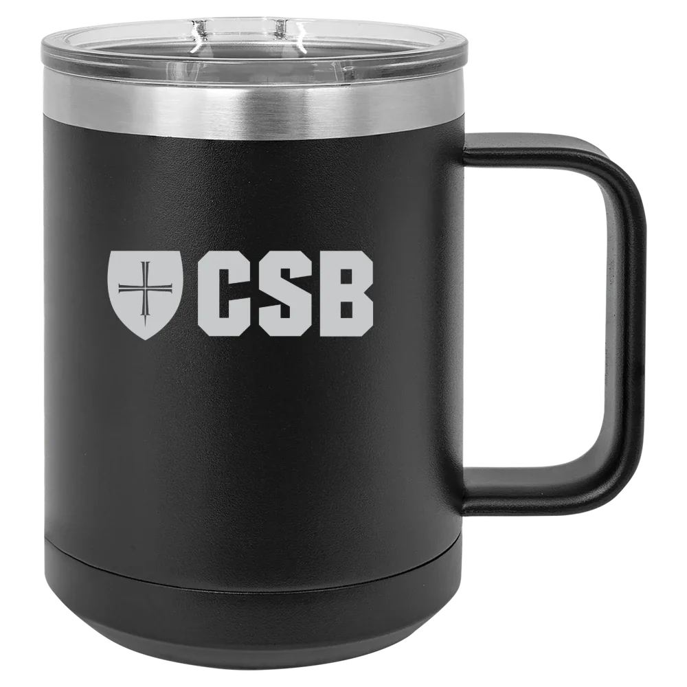 College of Saint Benedict Polar Camel 15 oz. Mug with Slider Lid
