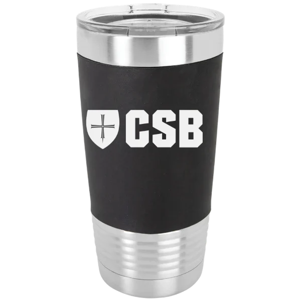 College of Saint Benedict Polar Camel 20 oz. Silicone Grip Tumbler with Standard Lid