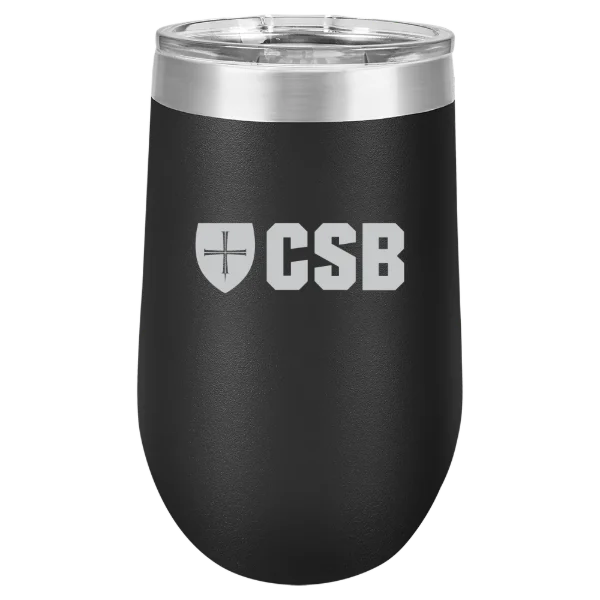 College of Saint Benedict Polar Camel 16 oz. Stemless Wine Tumbler