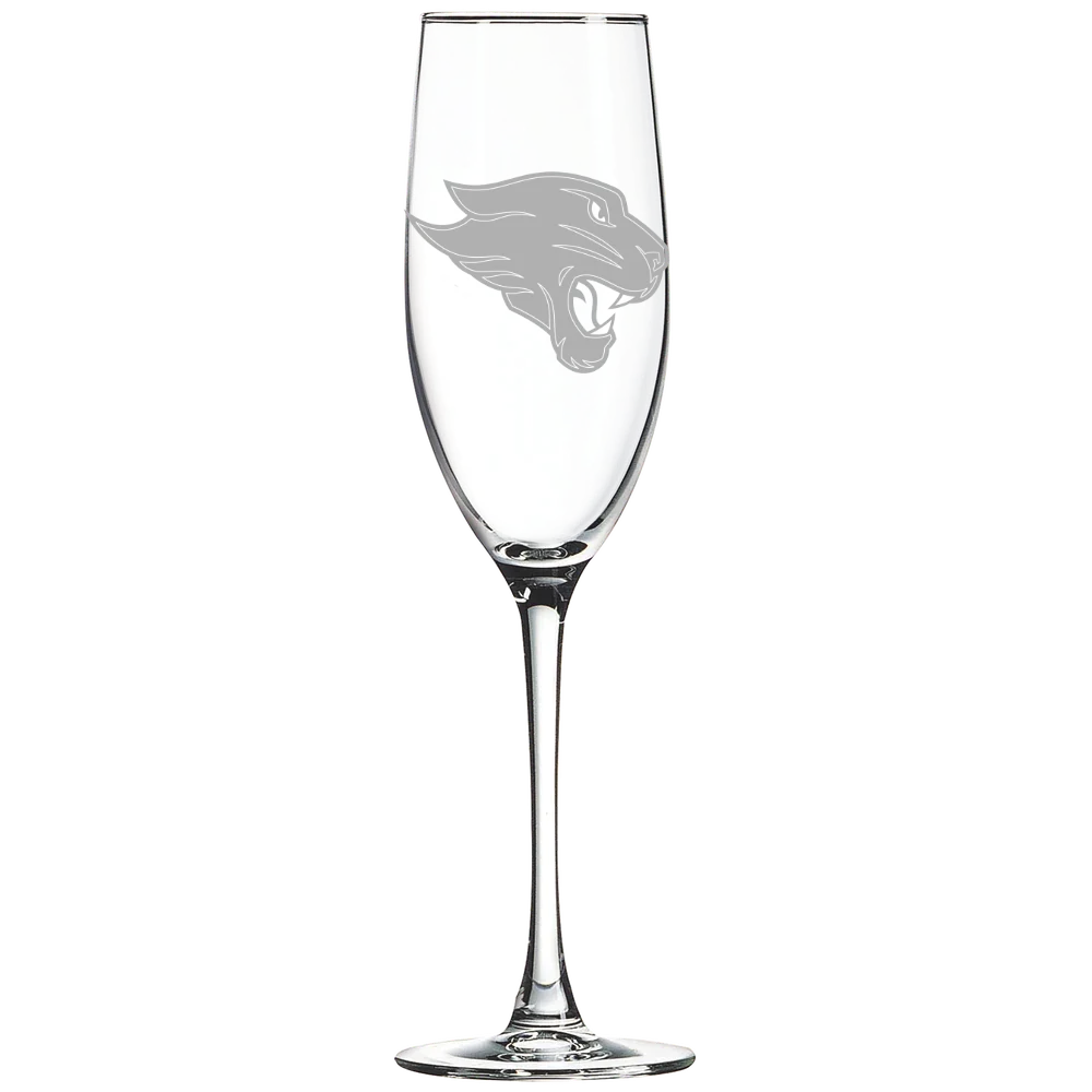 Concordia University Chicago Polar Camel 8 oz. Champagne Flute