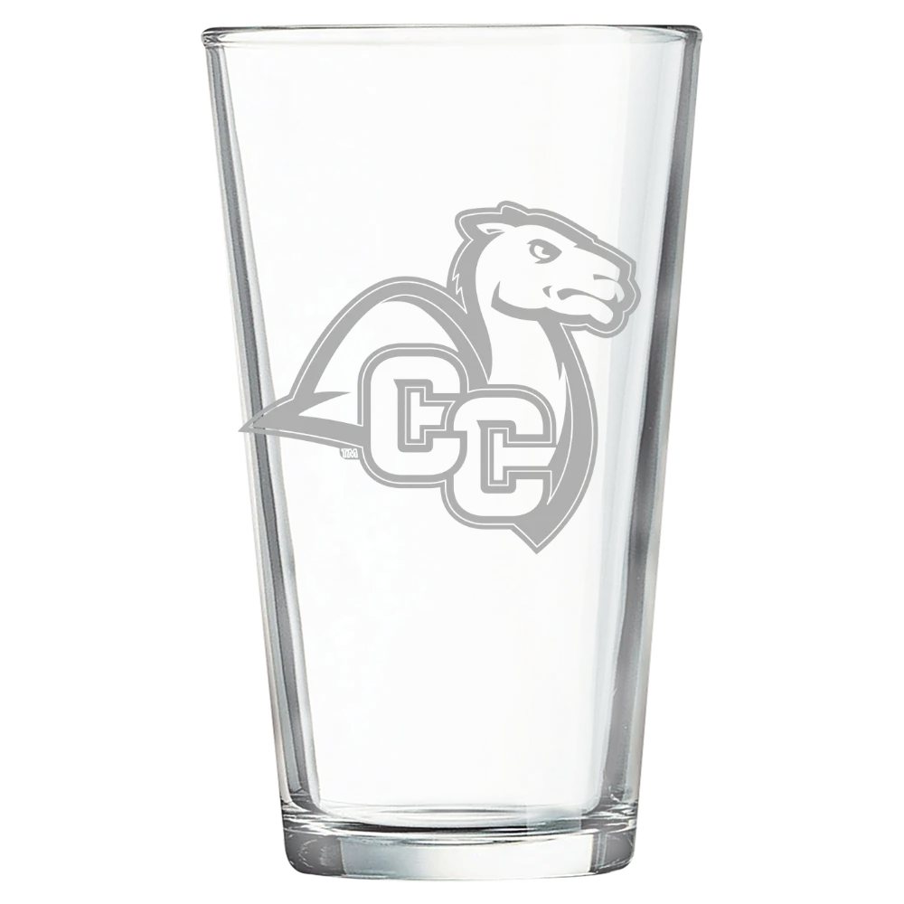 Connecticut College Polar Camel 16 oz. Pint Mixing Glass