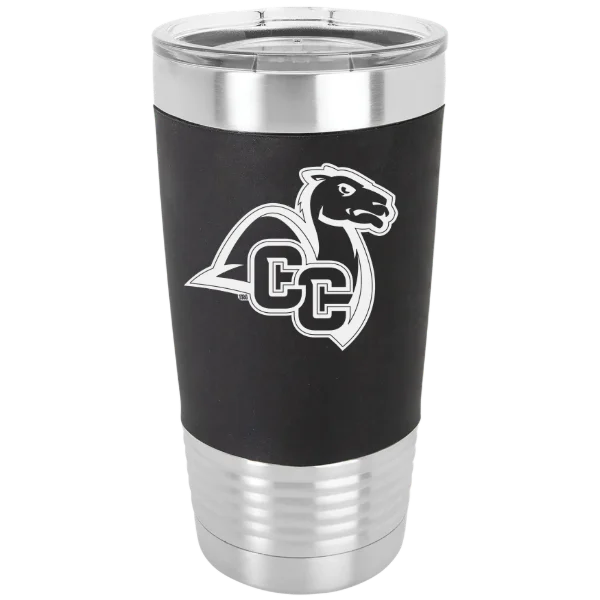 Connecticut College Polar Camel 20 oz. Silicone Grip Tumbler with Standard Lid