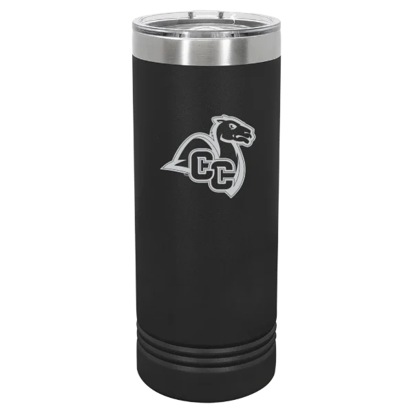 Connecticut College Polar Camel 22 oz. Skinny Tumbler with Slider Lid