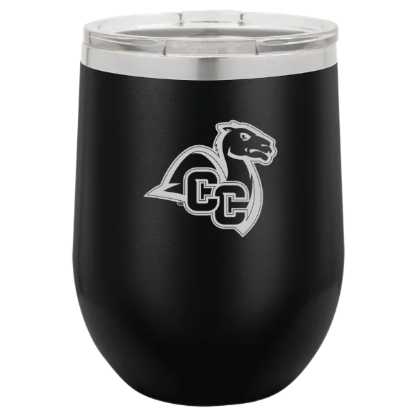Connecticut College Polar Camel 12 oz. Stemless Wine Tumbler