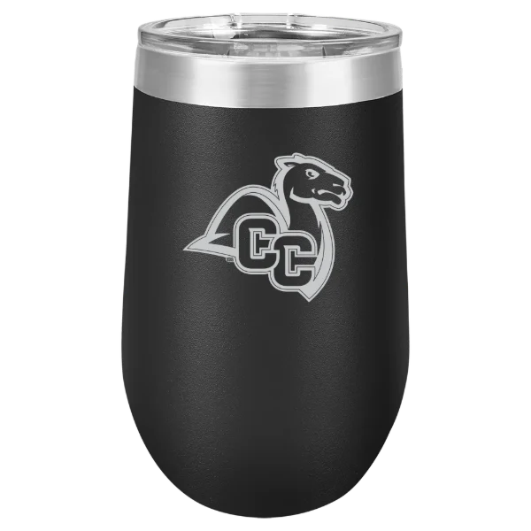 Connecticut College Polar Camel 16 oz. Stemless Wine Tumbler