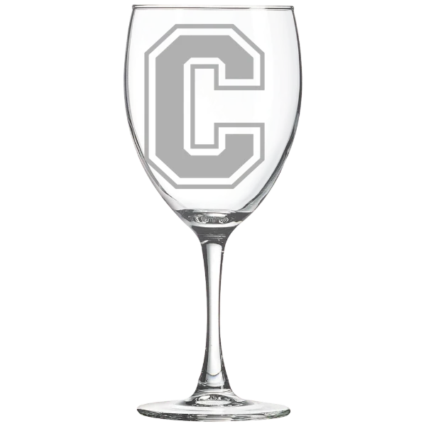 Cornell College Polar Camel 10 1/2 oz. Wine Glass