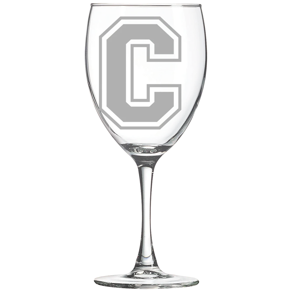 Cornell College Polar Camel 10 1/2 oz. Wine Glass