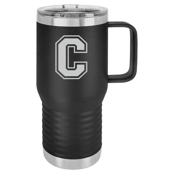 Cornell College Polar Camel 20 oz. Travel Mug with Slider Lid