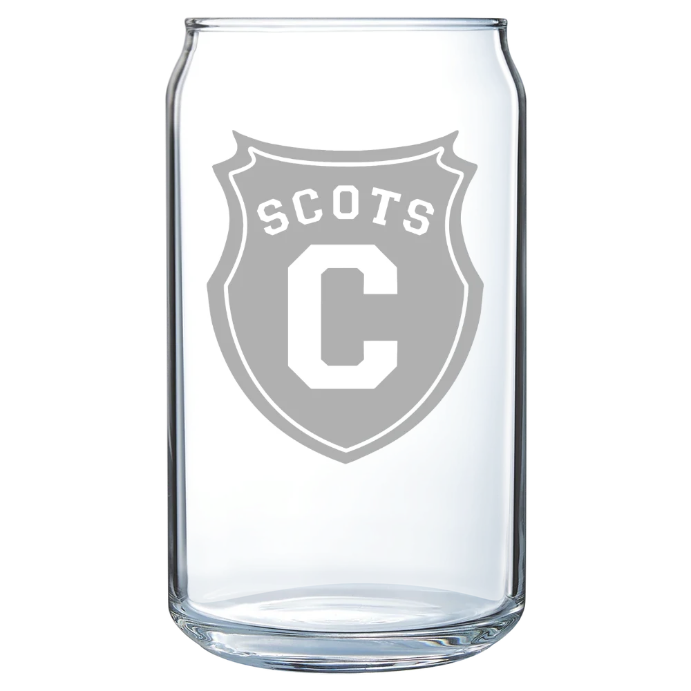 Covenant College Polar Camel 16 oz. Can Glass
