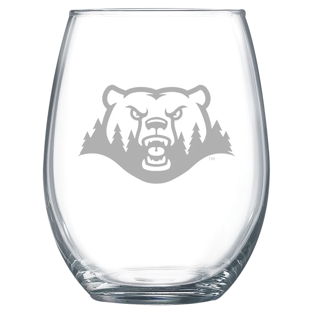 Crown College (Minnesota) Polar Camel 15 oz. Stemless Wine Glass