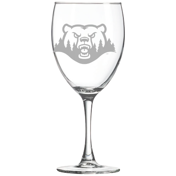 Crown College (Minnesota) Polar Camel 10 1/2 oz. Wine Glass