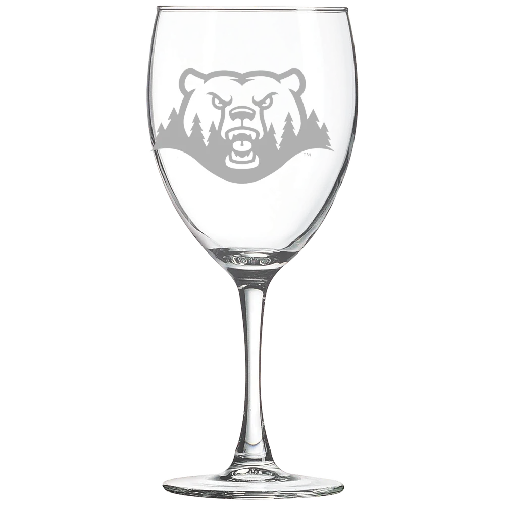 Crown College (Minnesota) Polar Camel 10 1/2 oz. Wine Glass