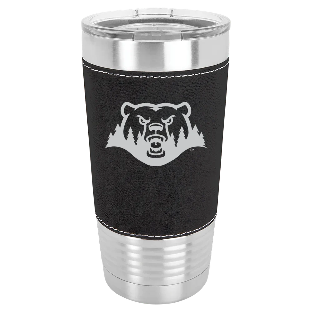 Crown College (Minnesota) Polar Camel 20 oz. Leatherette Grip Tumbler with Standard Lid