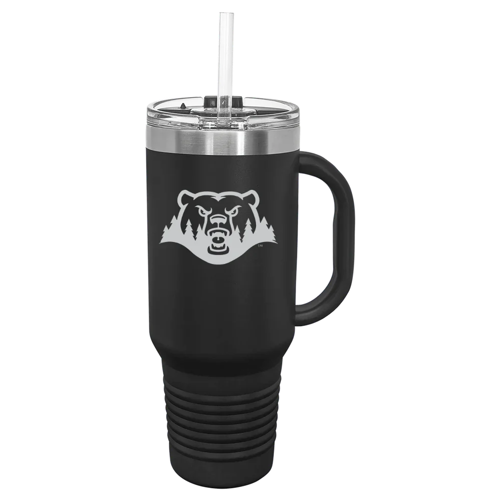 Crown College (Minnesota) Polar Camel 40 oz. Travel Mug with Snap Lid & Straw