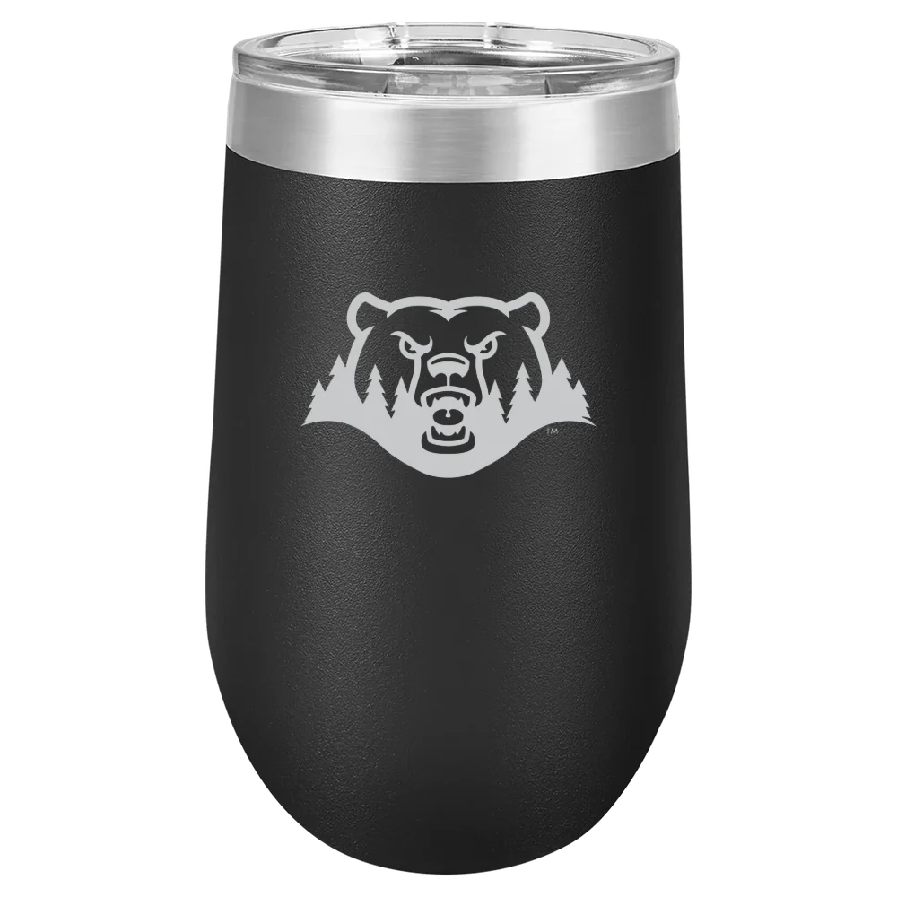 Crown College (Minnesota) Polar Camel 16 oz. Stemless Wine Tumbler
