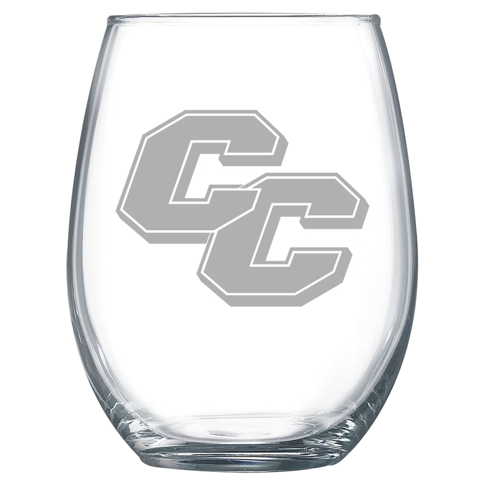 Curry College Polar Camel 15 oz. Stemless Wine Glass