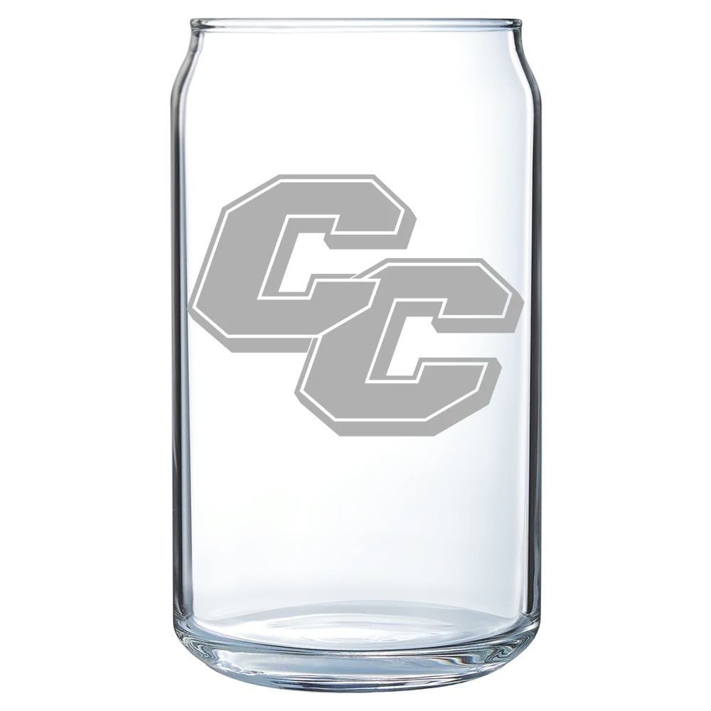 Curry College Polar Camel 16 oz. Can Glass