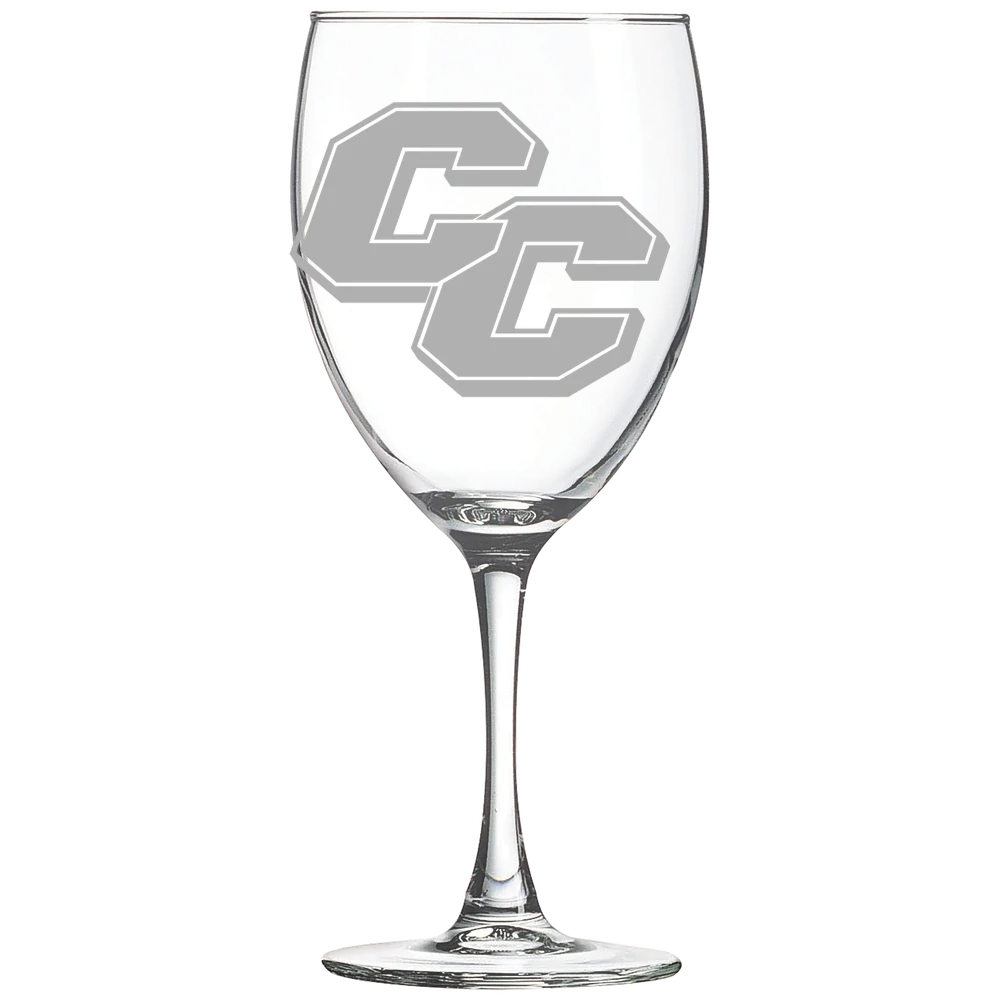 Curry College Polar Camel 10 1/2 oz. Wine Glass