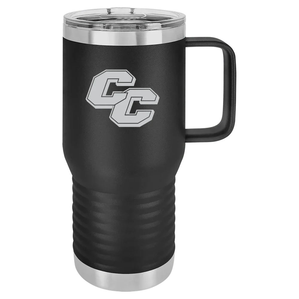 Curry College Polar Camel 20 oz. Travel Mug with Slider Lid
