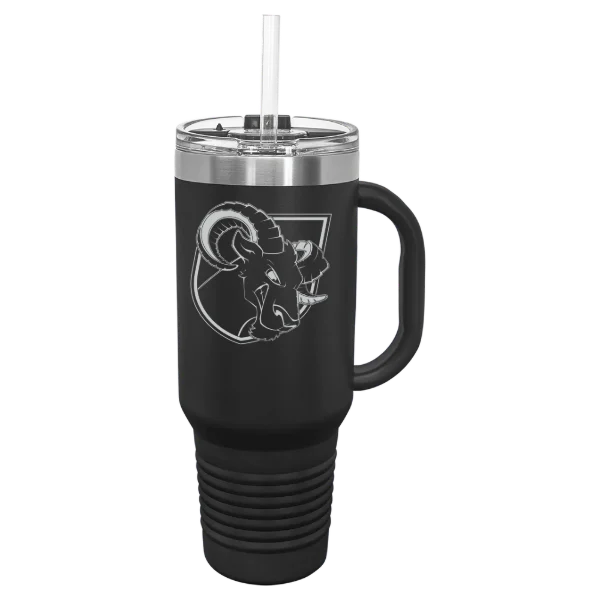 Delaware Valley University Polar Camel 40 oz. Travel Mug with Snap Lid & Straw