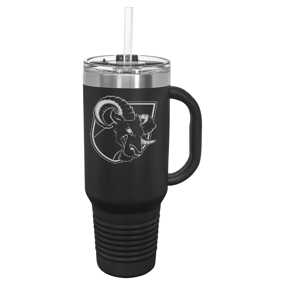 Delaware Valley University Polar Camel 40 oz. Travel Mug with Snap Lid & Straw